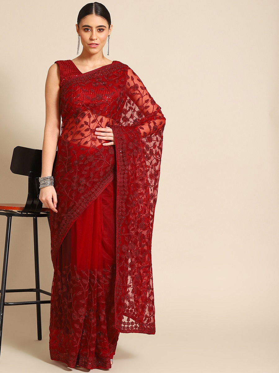 Kalamkari Vol 9 Net Party Wear Saree Catalog
